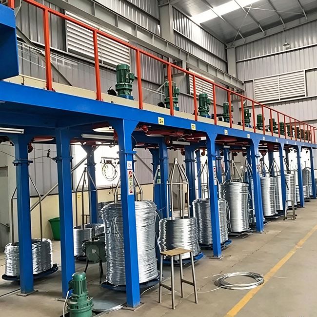 Inverted Wire Take-Up Machine